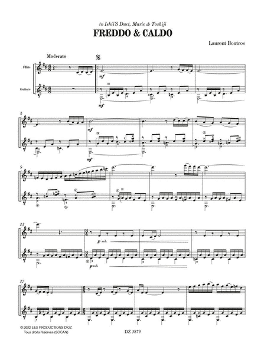 Freddo & Caldo Freddo & Caldo Flute scores gallery preview page 2