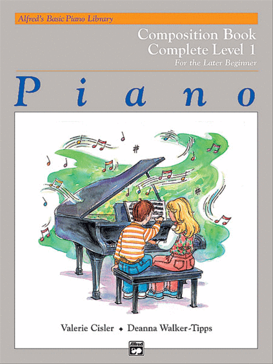 Alfred's Basic Piano Library: Composition Book Complete 1 (1A/1B) Piano Method scores gallery preview page 1