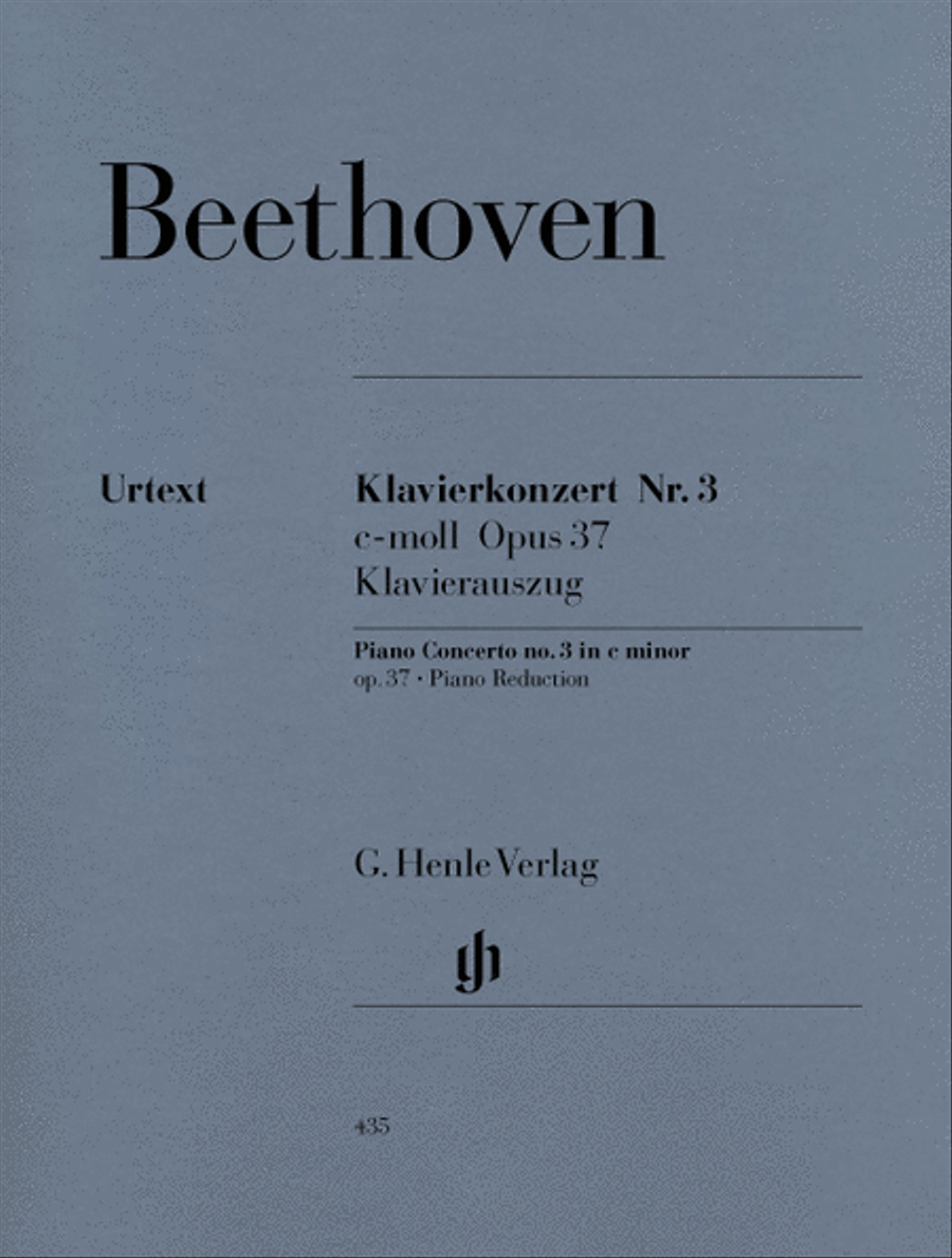 Ludwig van Beethoven: Concerto for Piano and Orchestra no. 3 c minor op. 37