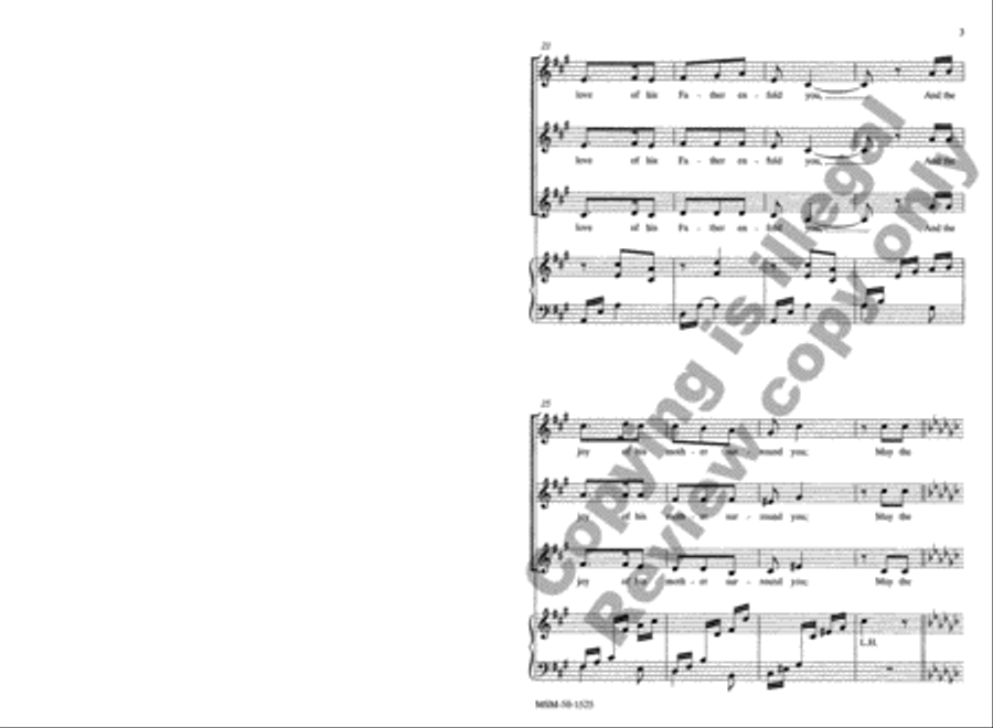A Christmas Blessing SSA scores gallery preview page 4