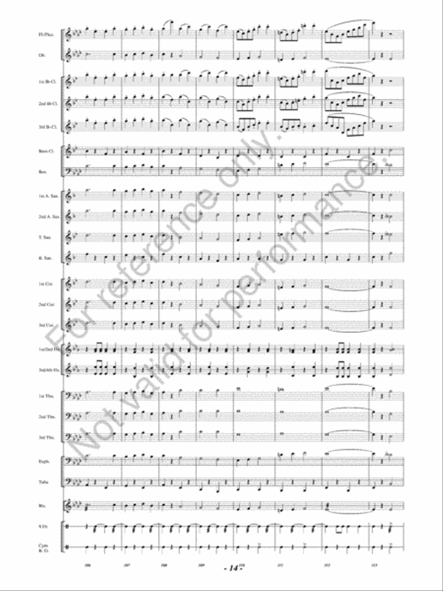 March Kings Concert Band scores gallery preview page 17