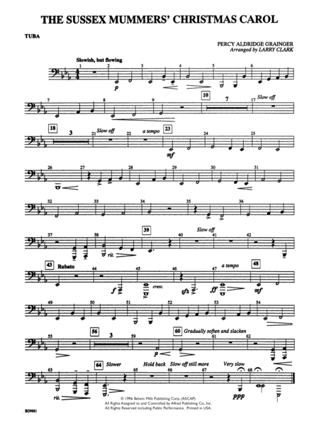 The Sussex Mummers' Christmas Carol: Tuba