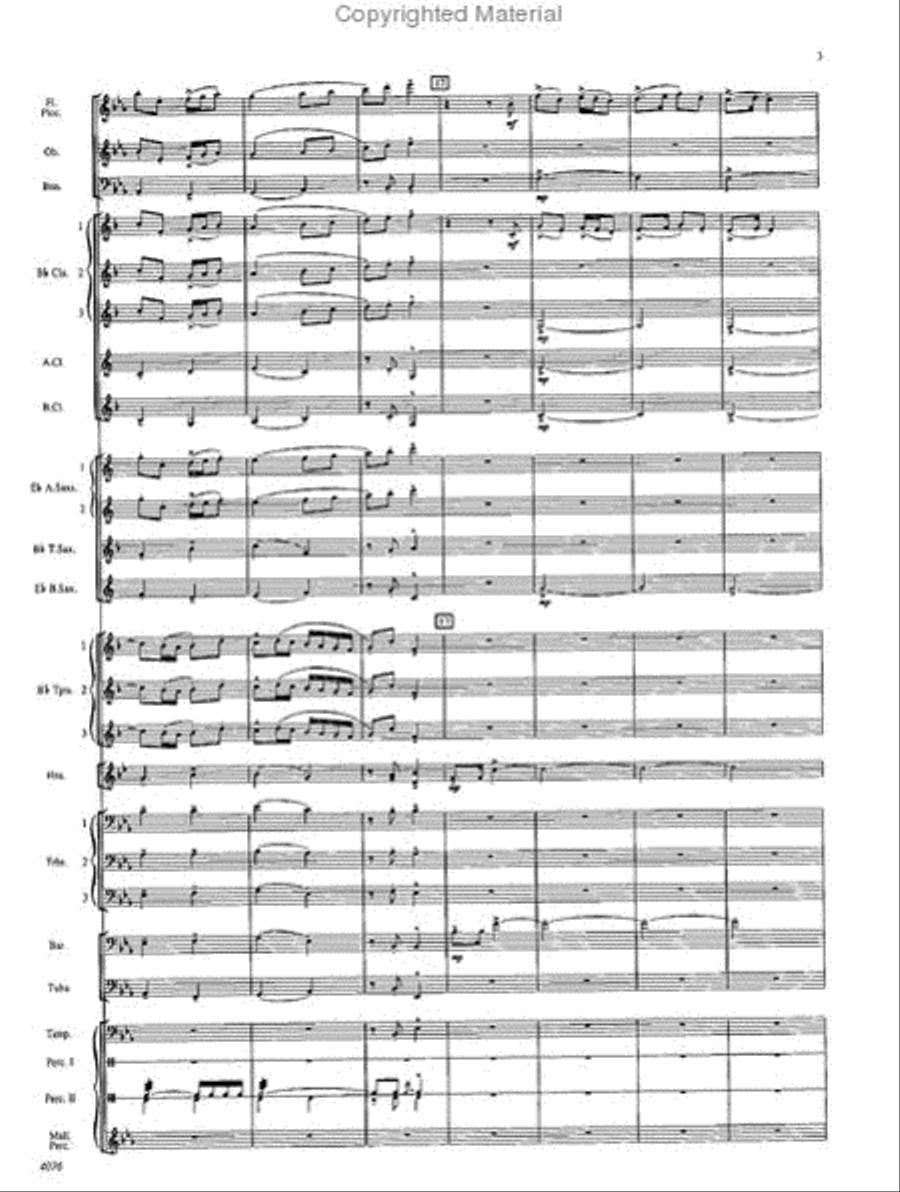 West Highlands Sojourn Concert Band scores gallery preview page 4