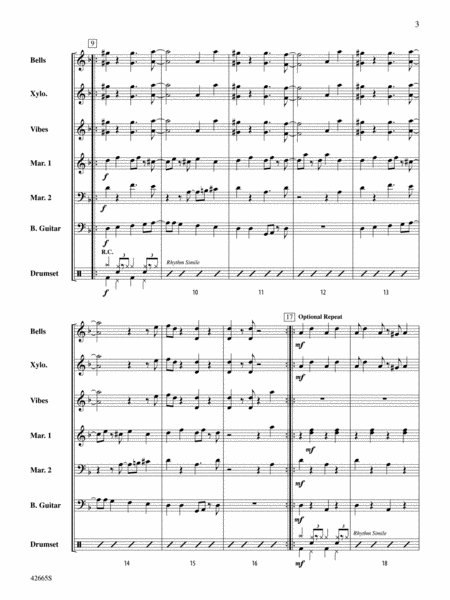Cantina Band (from Star Wars Episode IV: A New Hope): Score