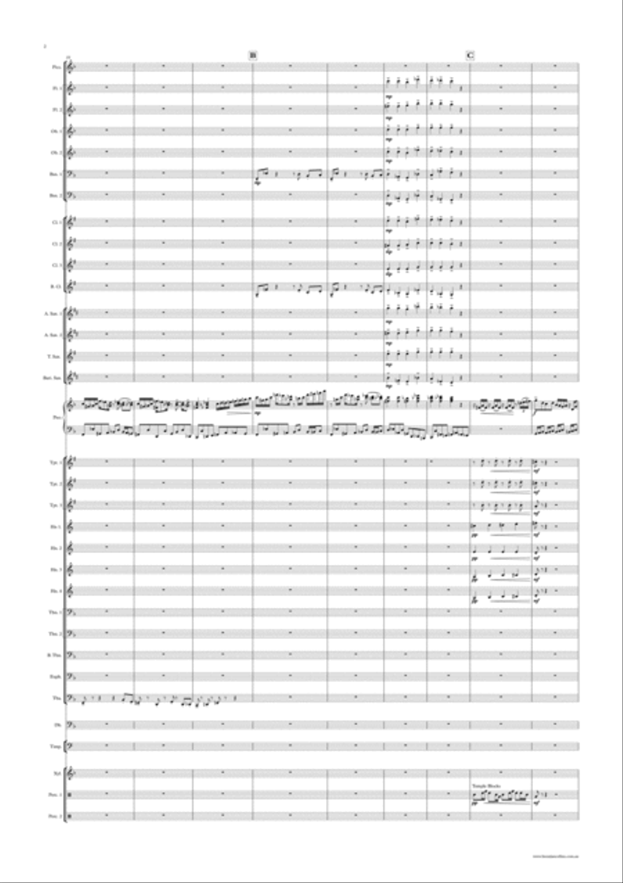 Narrabeen Hustle Concert Band scores gallery preview page 2