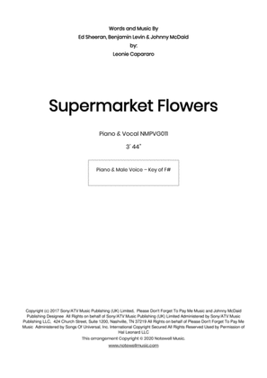 Book cover for Supermarket Flowers