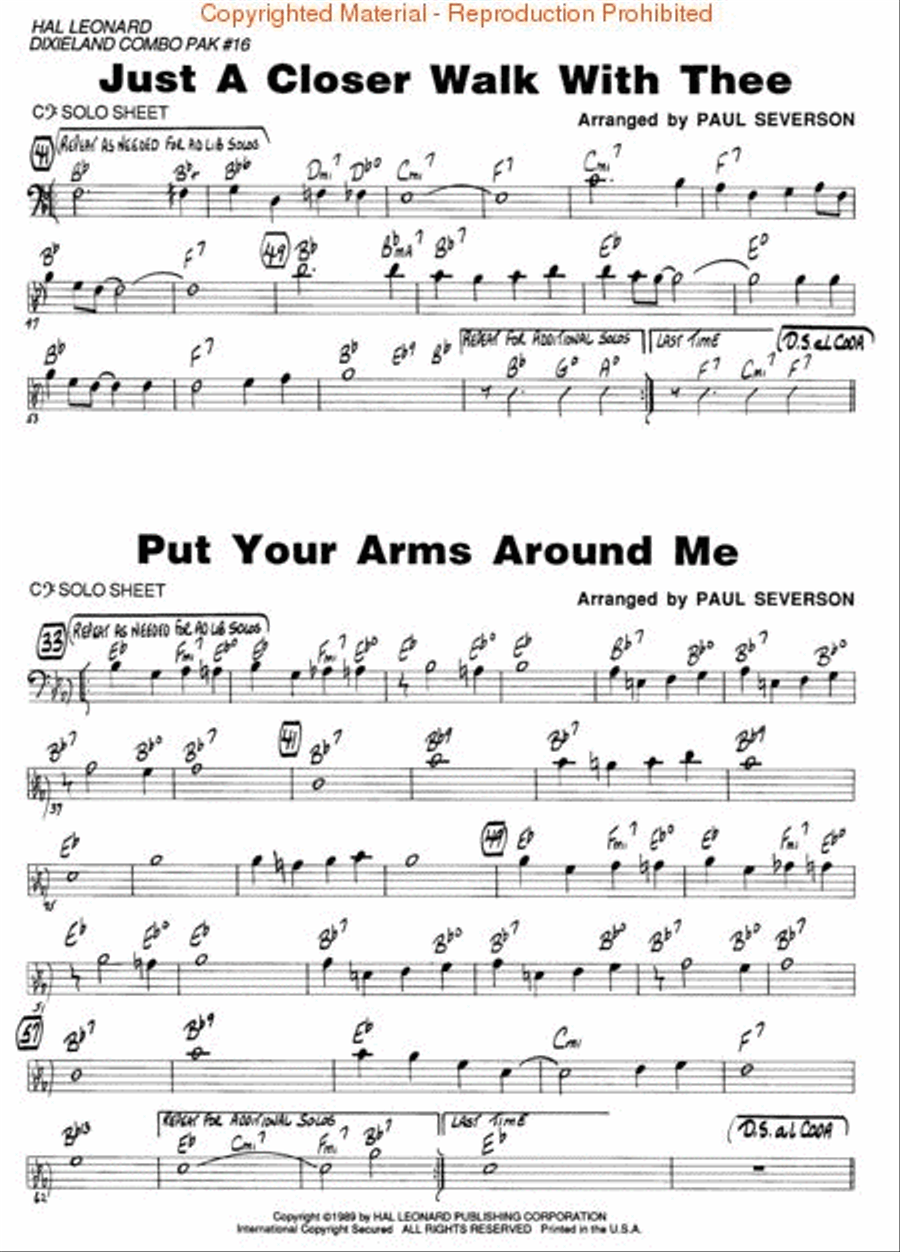 Dixieland Combo Pak #16 Jazz Ensemble scores gallery preview page 4