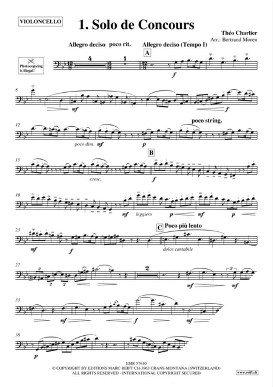 1. Solo de Concours Piano Accompaniment scores gallery preview page 3