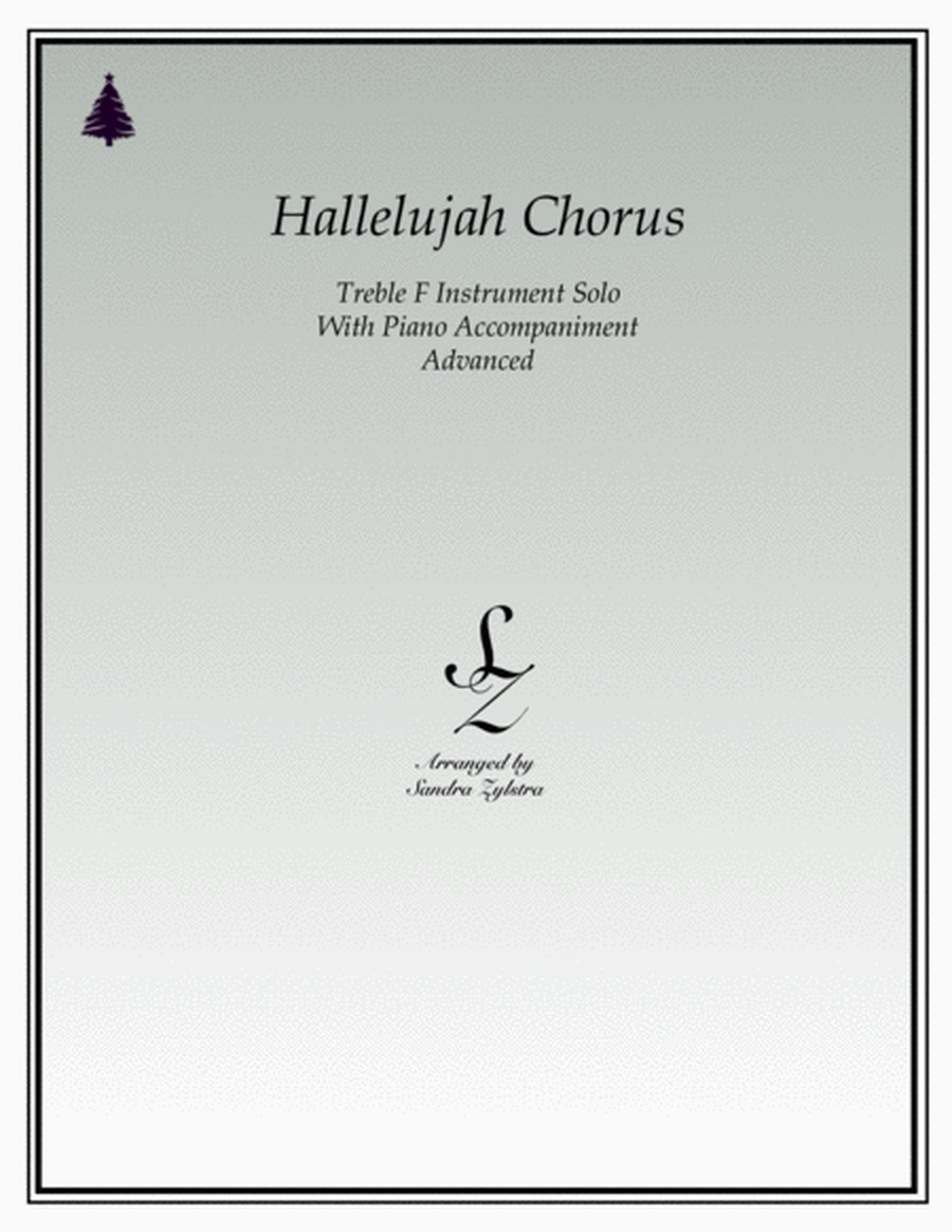 Hallelujah Chorus (treble F instrument solo) image number null