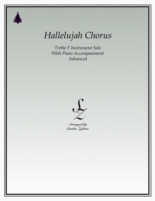Hallelujah Chorus (treble F instrument solo)