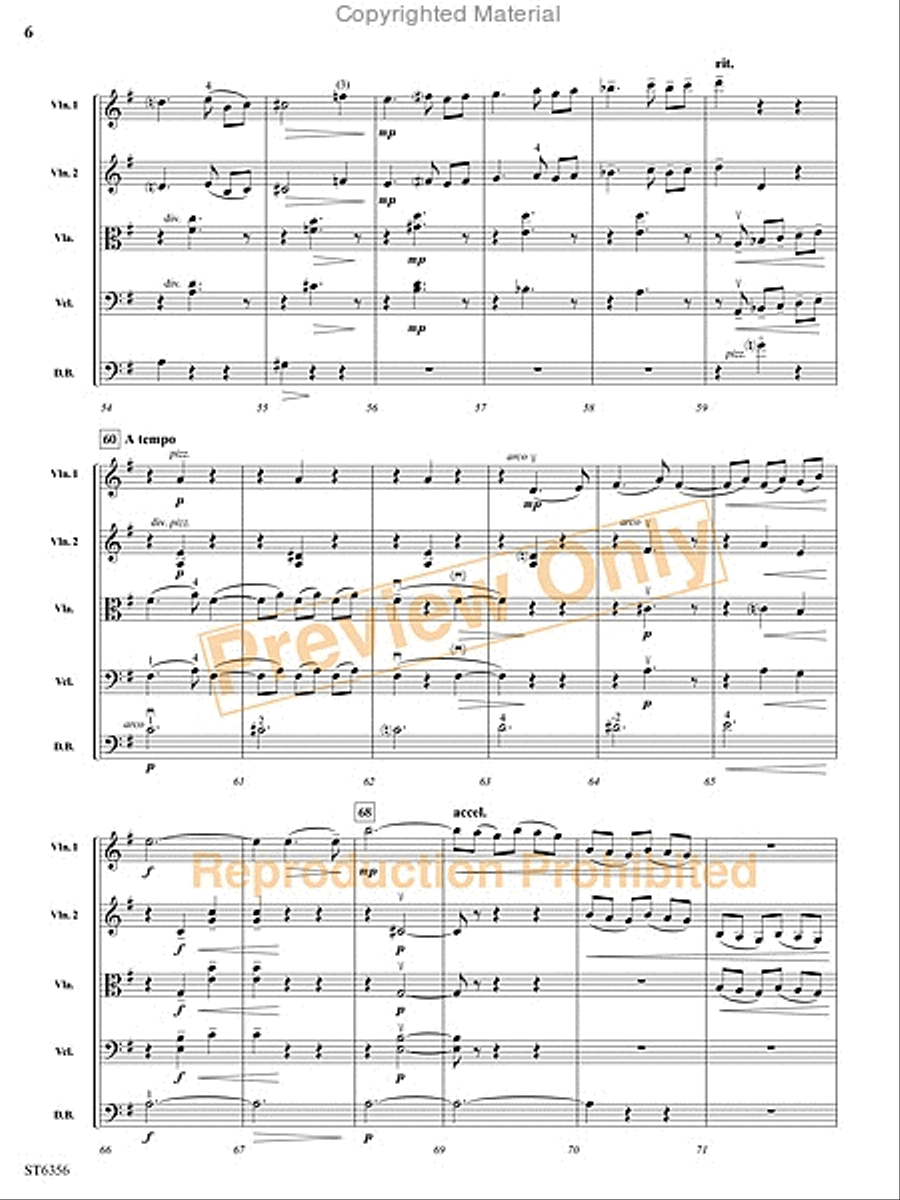 Waltz Waltz String Orchestra scores gallery preview page 15