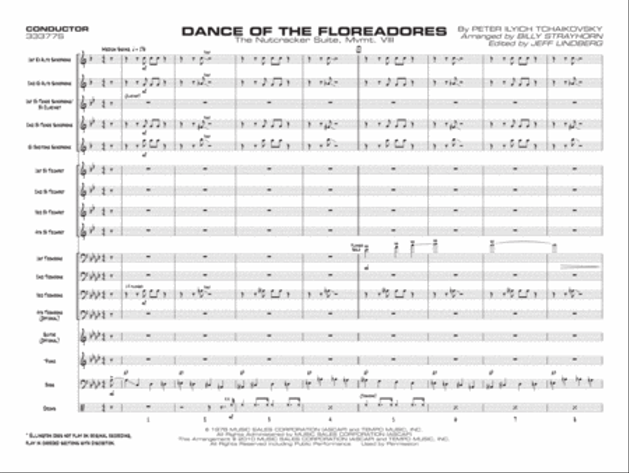 The Nutcracker Suite Jazz Ensemble scores gallery preview page 37