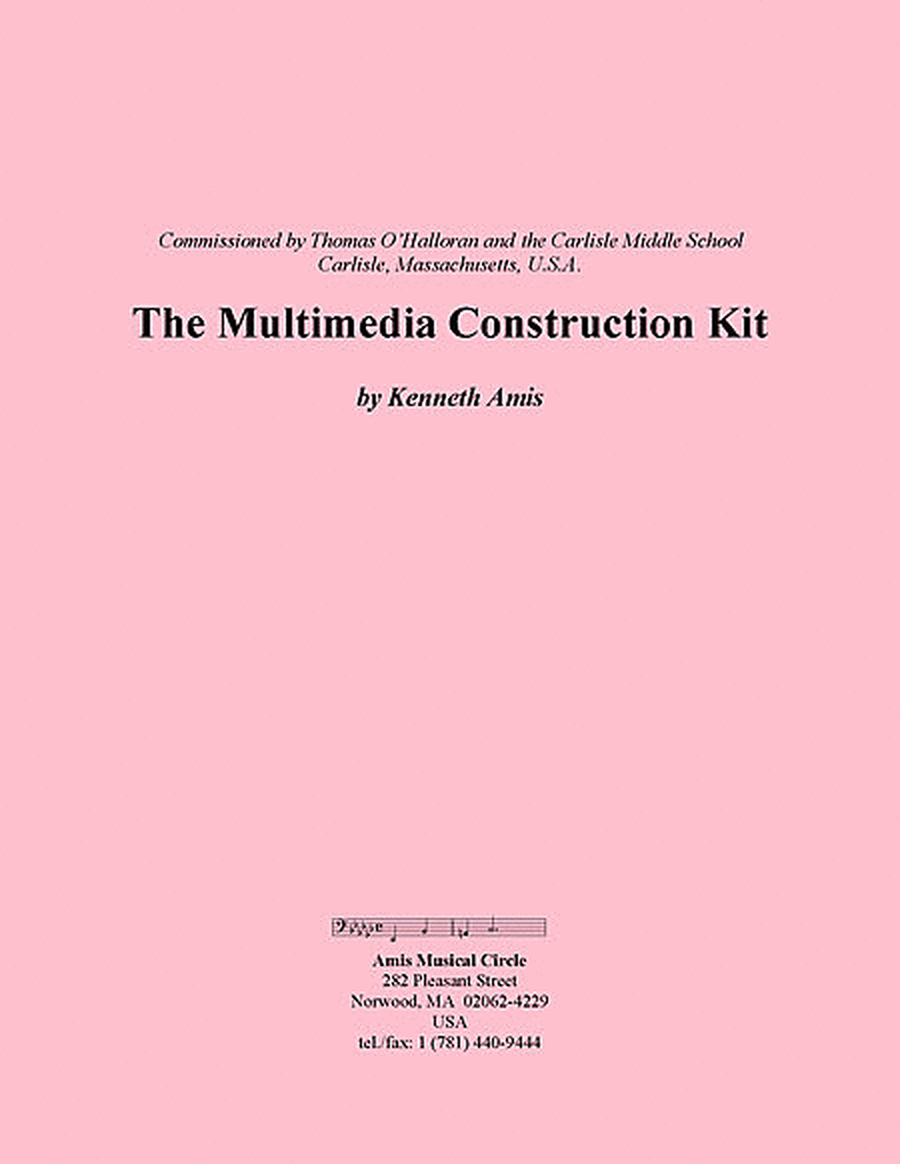 The Multimedia Construction Kit - STUDY SCORE ONLY