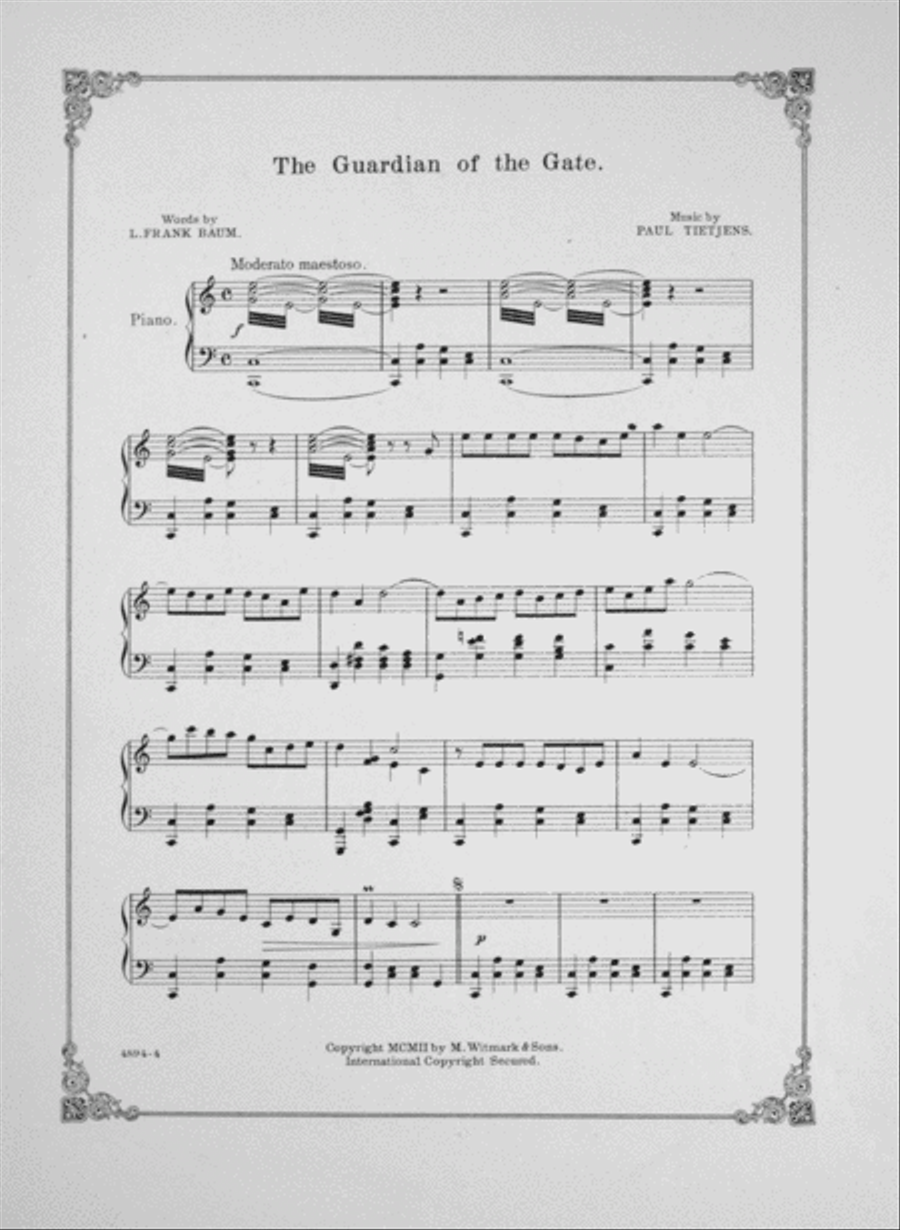 The Guardian of the Gate Voice scores gallery preview page 2