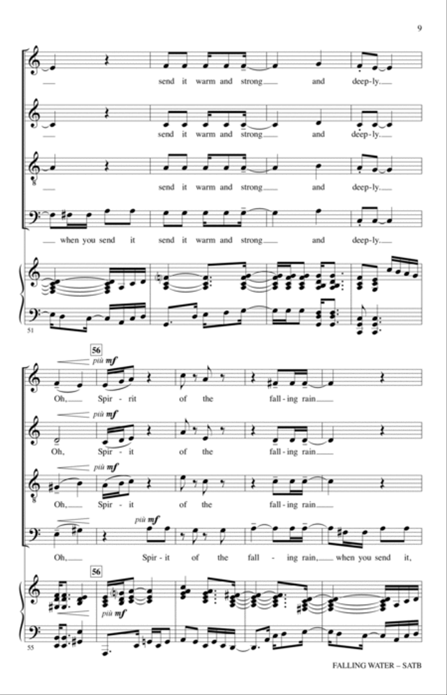 Falling Water 4-Part scores gallery preview page 7