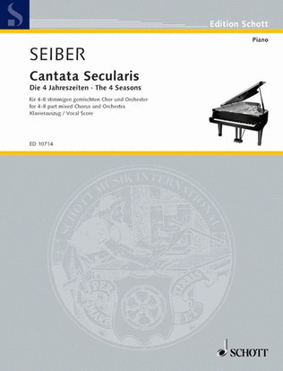 Book cover for Seiber Cantata Secularis Vocal