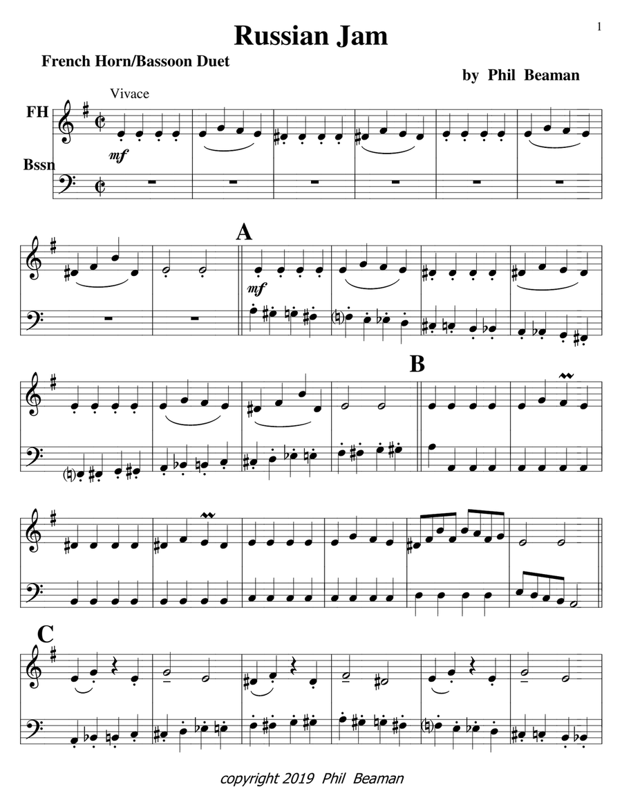 Bassoon horn online