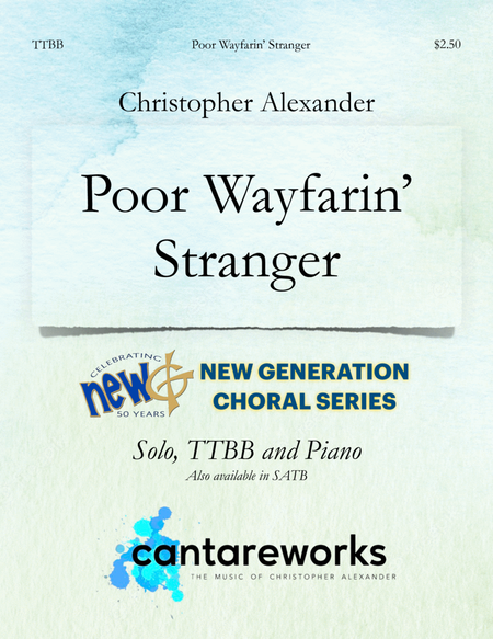 Poor Wayfarin' Stranger (TTBB) image number null