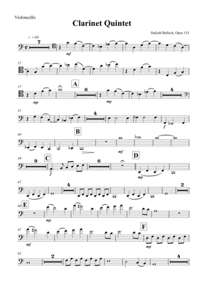 Clarinet Quintet Opus 133, Parts