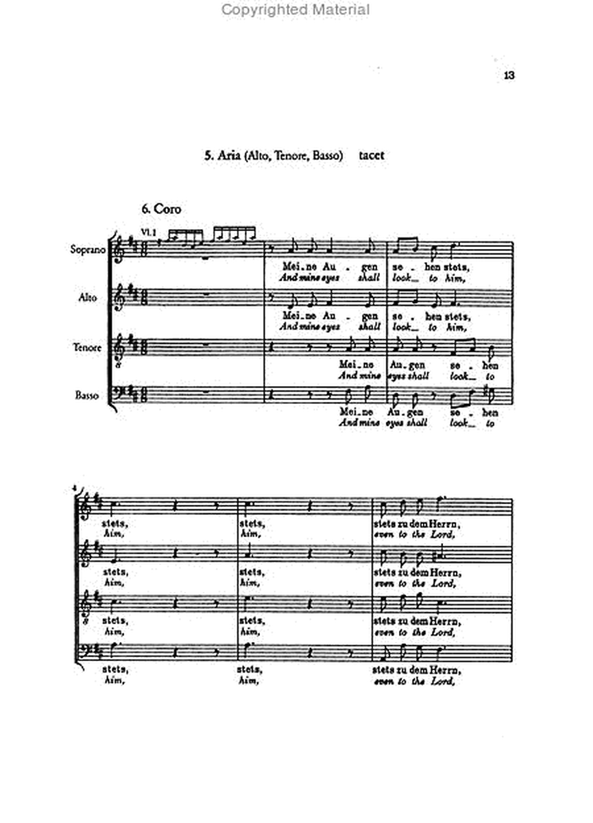 Cantata BWV 150 "Lord, my soul doth thirst for Thee"