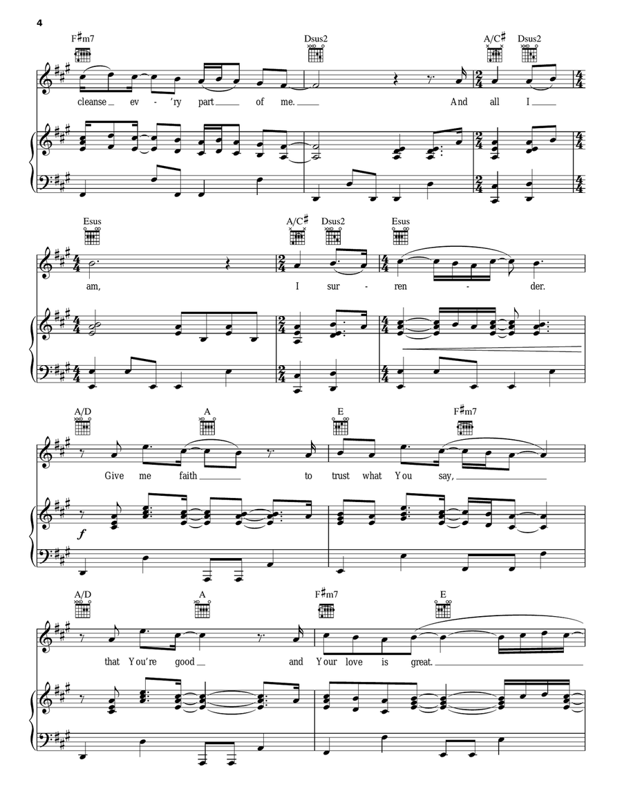 Give Me Faith Guitar scores gallery preview page 4