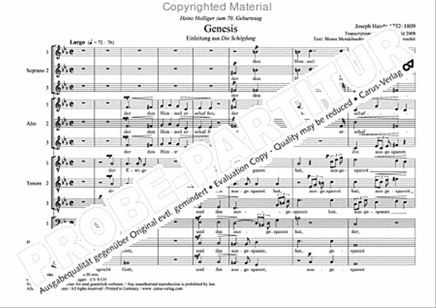 Genesis Choir scores gallery preview page 5