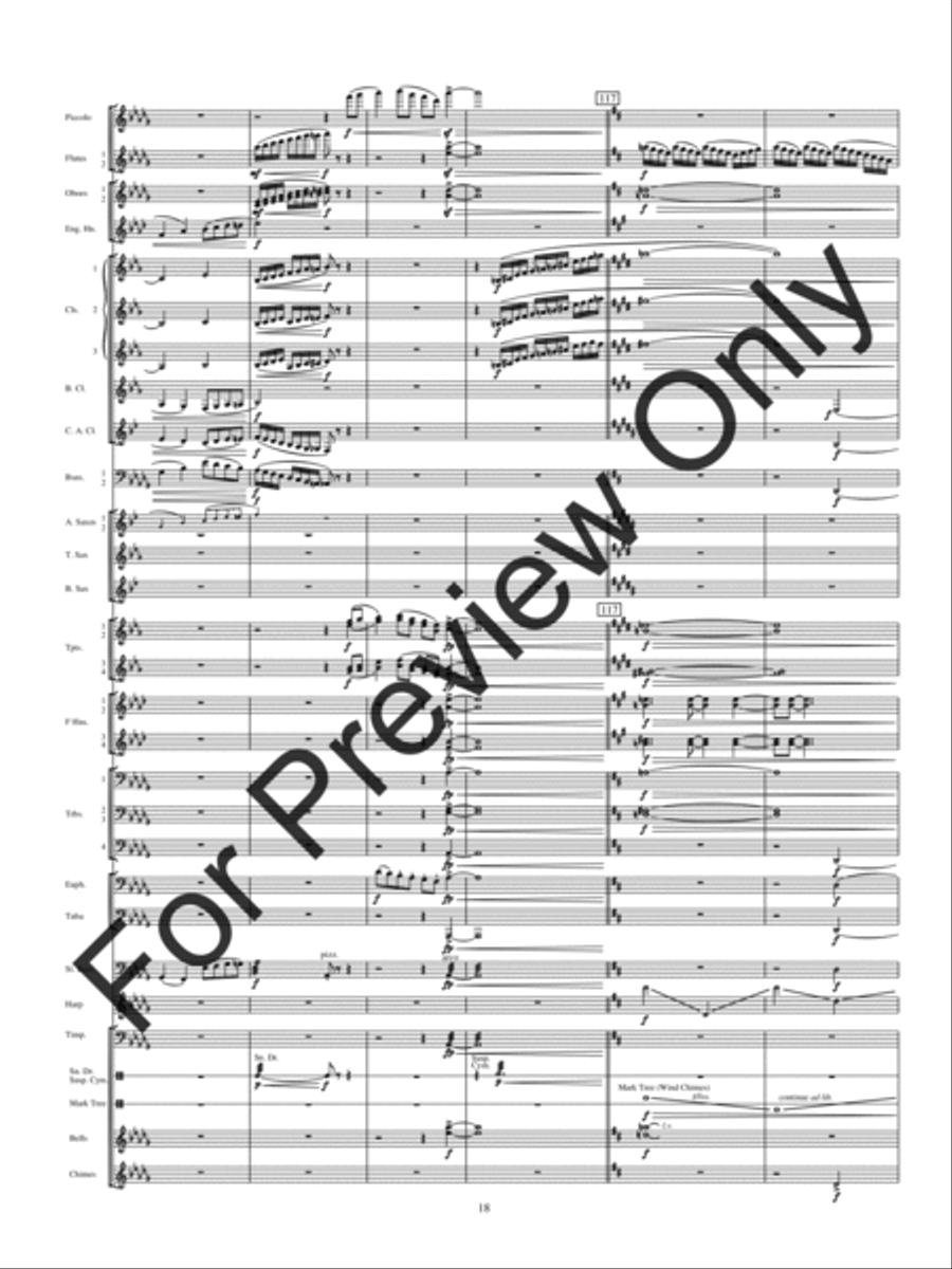 Holiday Rhapsody Concert Band scores gallery preview page 21
