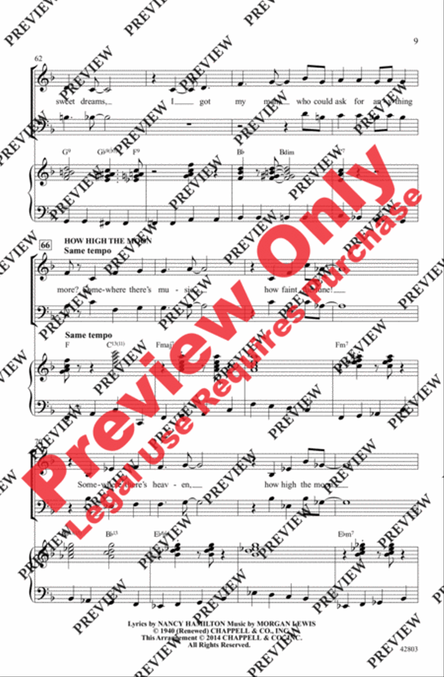 Swing's the Thing! 3-Part scores gallery preview page 8