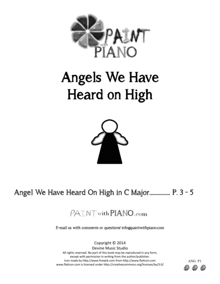Angels We Have Heard on High (Easy Piano) image number null