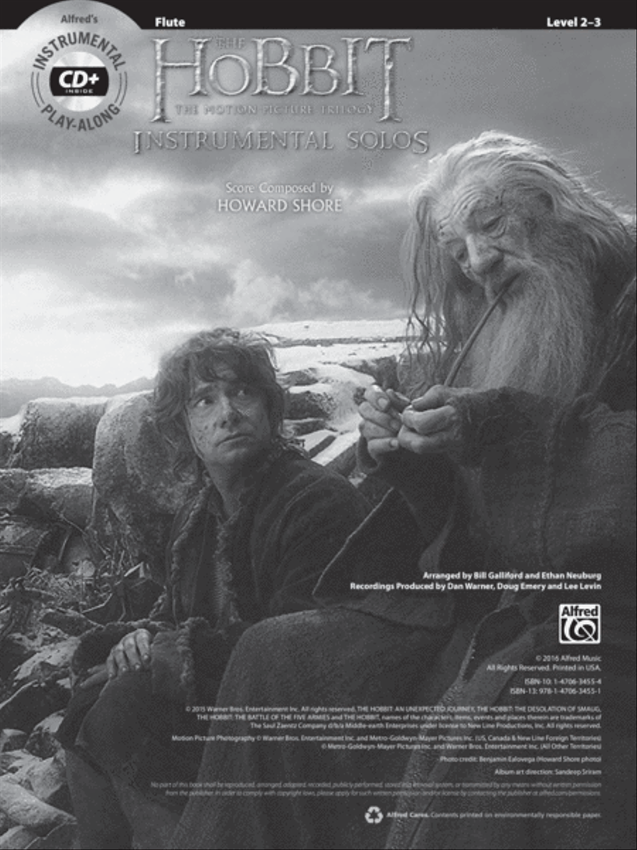 The Hobbit -- The Motion Picture Trilogy Instrumental Solos Flute Solo scores gallery preview page 2