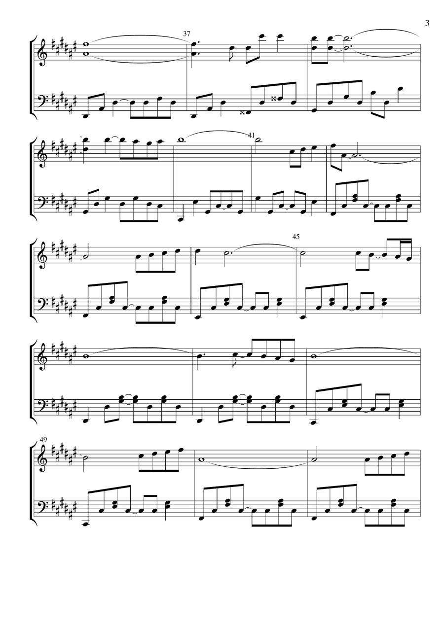 The Winner Takes It All The Winner Takes It All Piano Solo scores gallery preview page 3