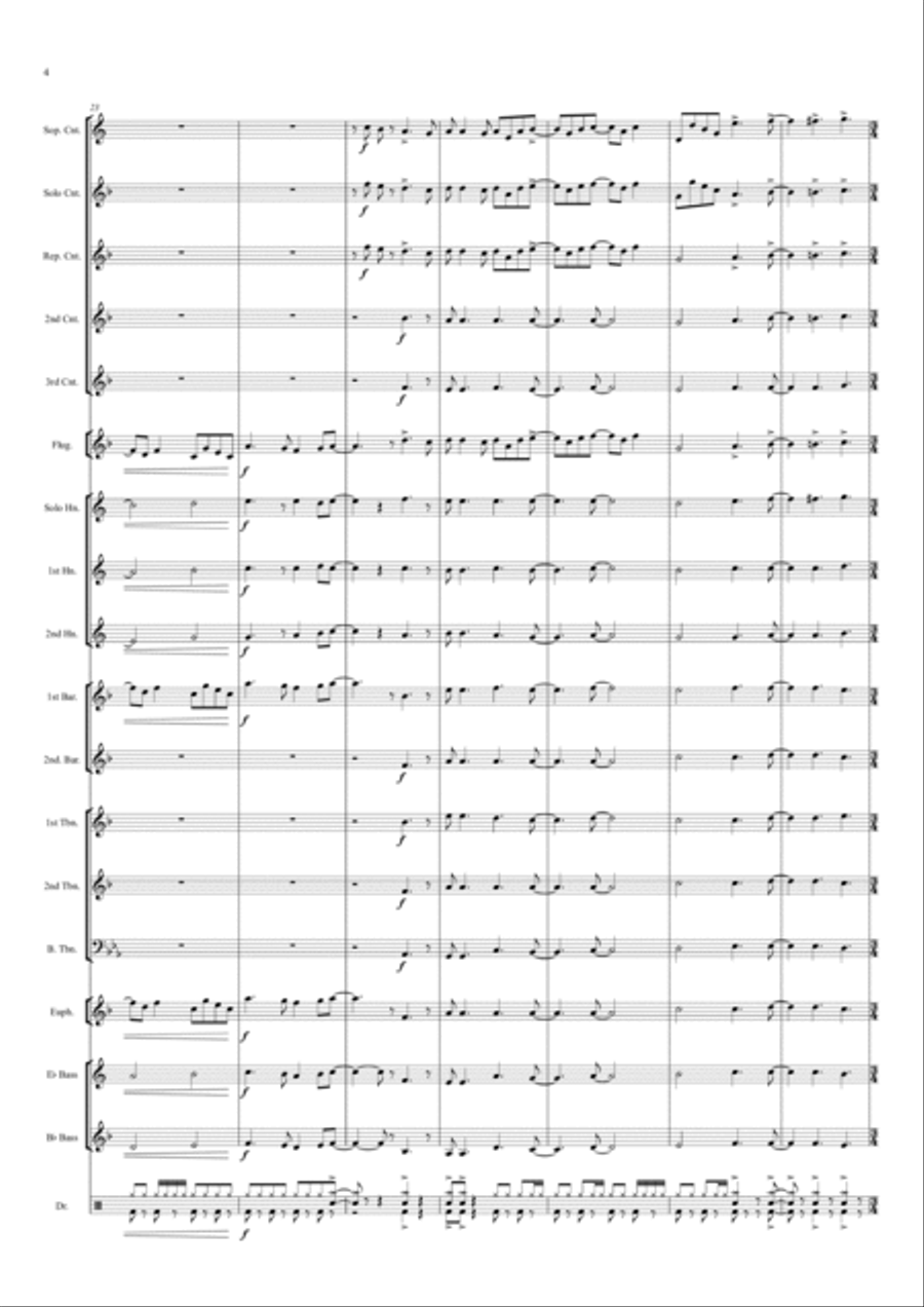 Classical Gas Brass Band scores gallery preview page 4