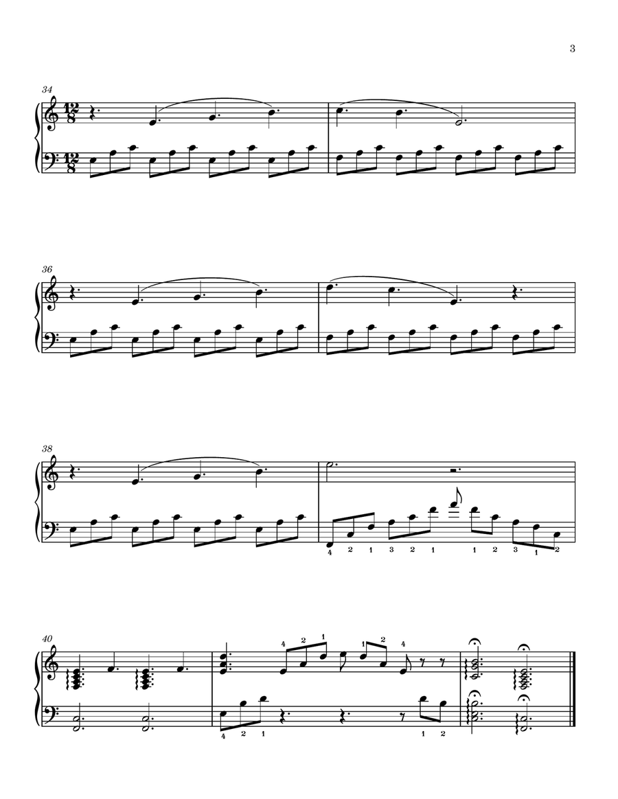 Downton Abbey (theme) Pedal Harp scores gallery preview page 4