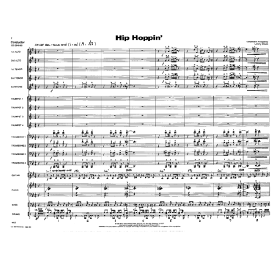 Hip Hoppin' Jazz Ensemble scores gallery preview page 2