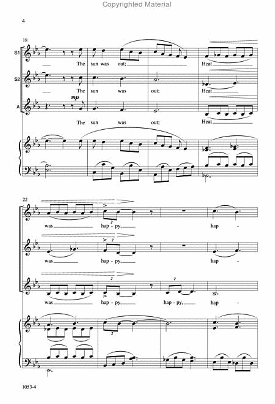 The Waking - SSA Octavo SSA scores gallery preview page 3