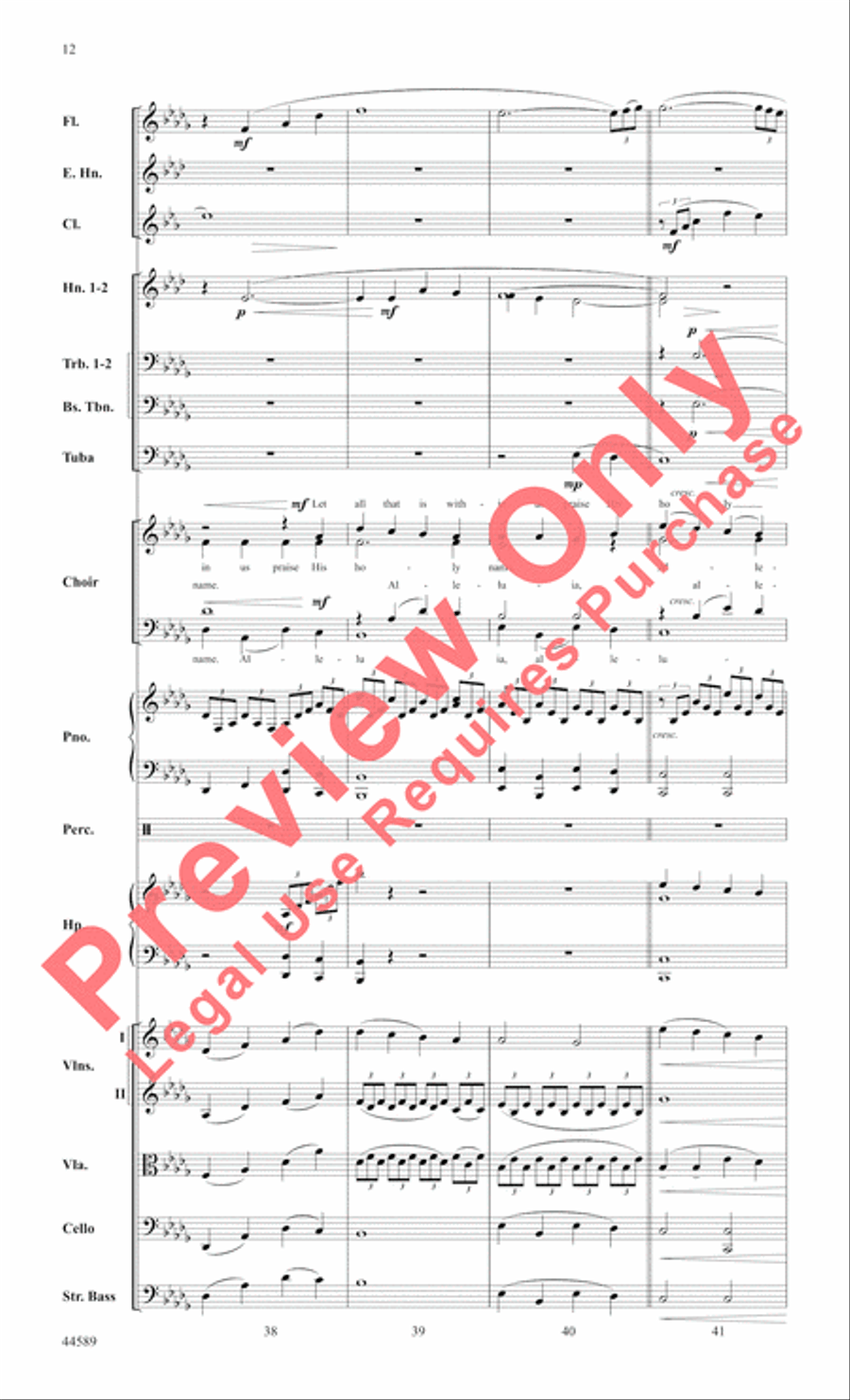 Song of Bethlehem Song of Bethlehem Choir scores gallery preview page 13