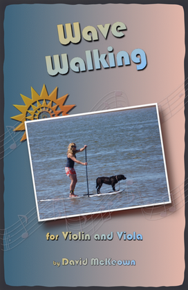 Book cover for Wave-Walking, for Violin and Viola Duet