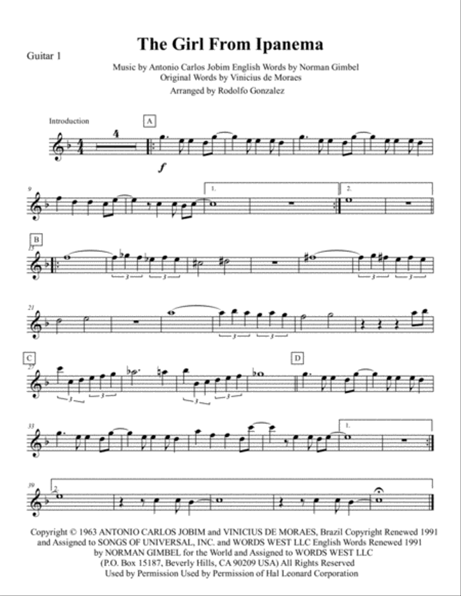 The Girl From Ipanema (Garota De Ipanema) String Duet scores gallery preview page 5
