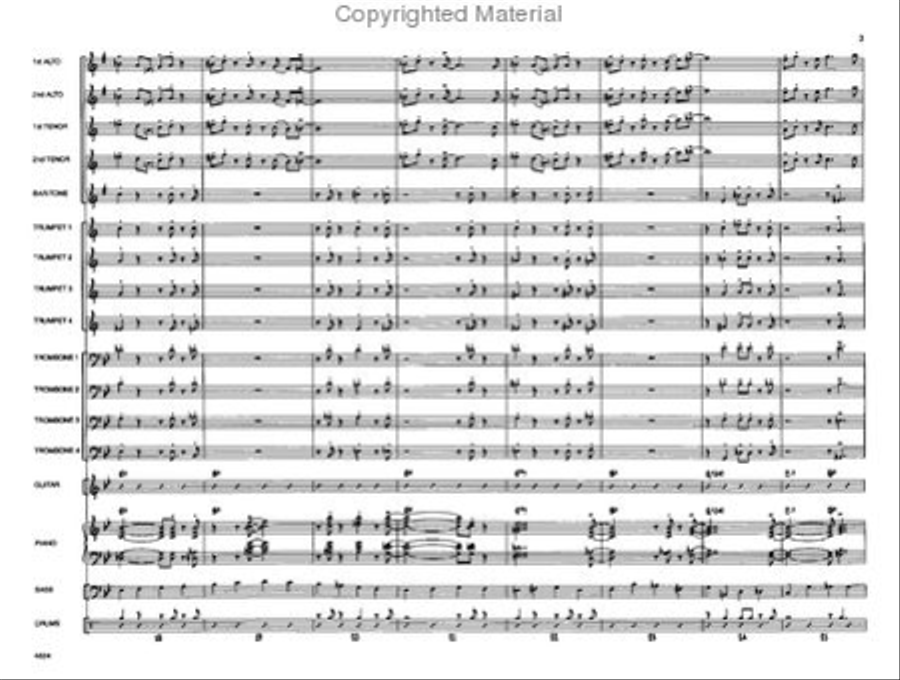 Vamoose Your Caboose Vamoose Your Caboose Jazz Ensemble scores gallery preview page 4