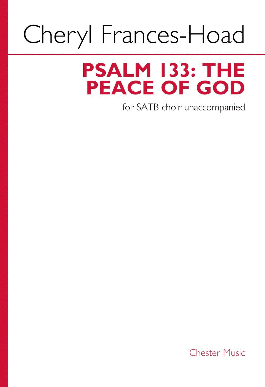 Psalm 133 4-Part scores gallery preview page 1