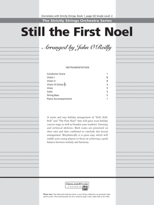 Still the First Noel: Score