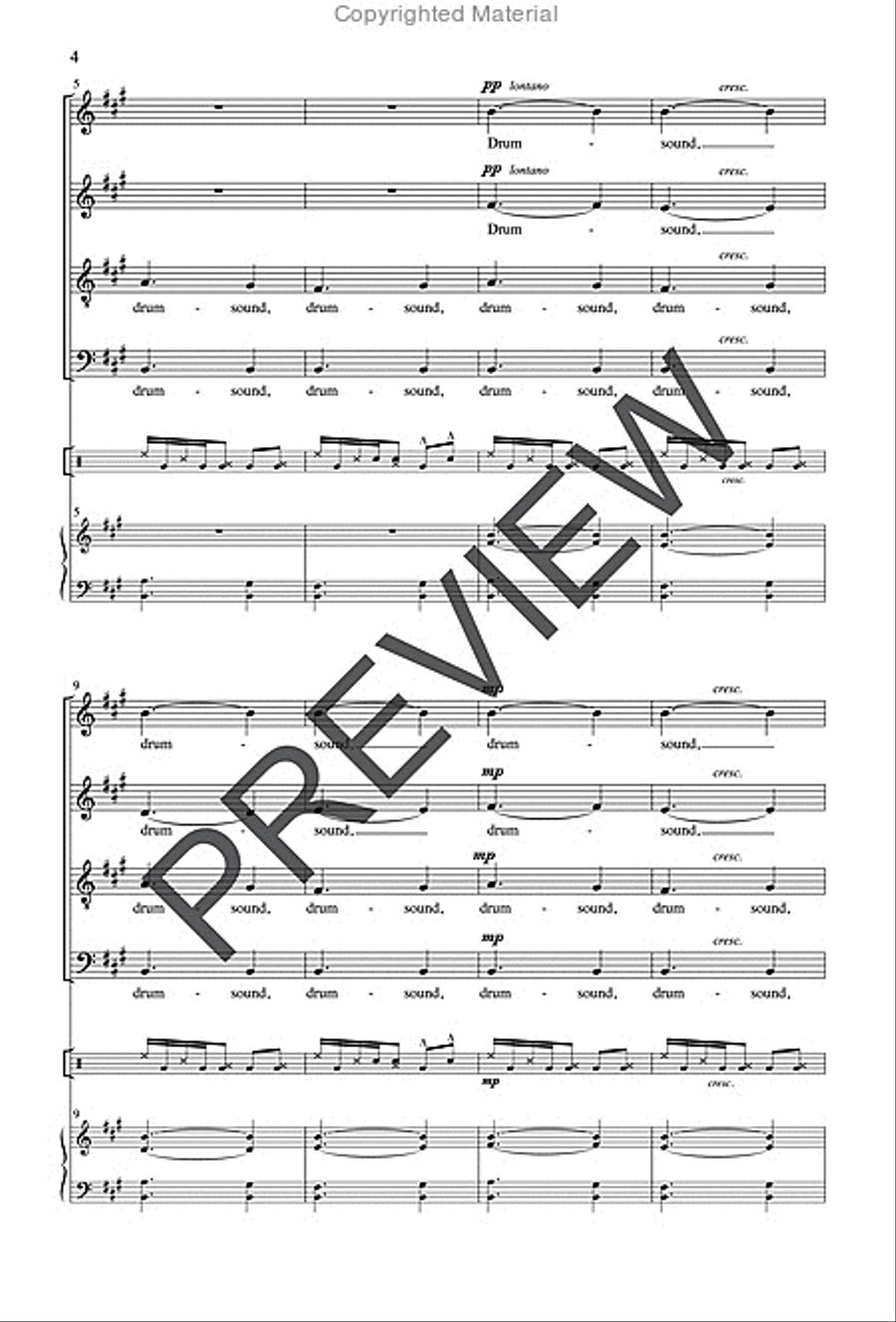 Drumsound Rises Drumsound Rises Divisi scores gallery preview page 3