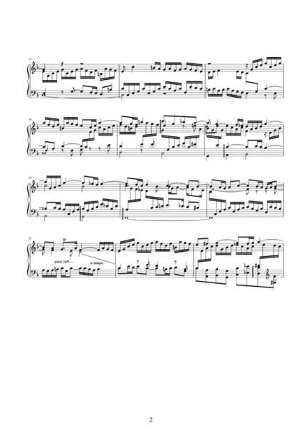 Fantasia super Komm Heiliger Geist, Herre Gott BWV 651 for piano image number null