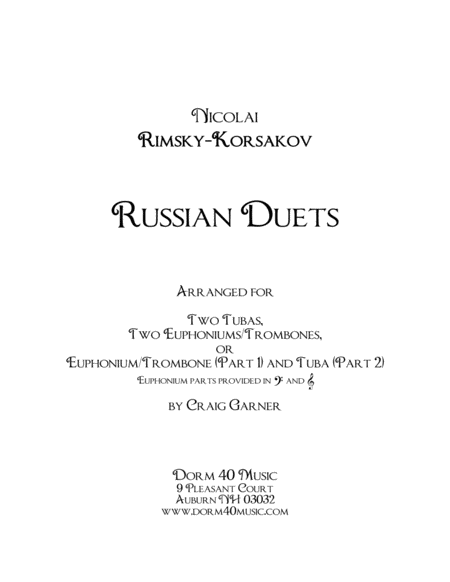 Russian Duets (for low brass) image number null