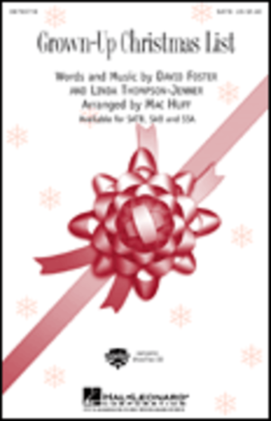 Grown-Up Christmas List 3-Part scores gallery preview page 1