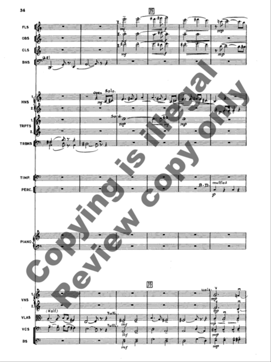 Letter to the World Full Orchestra scores gallery preview page 19