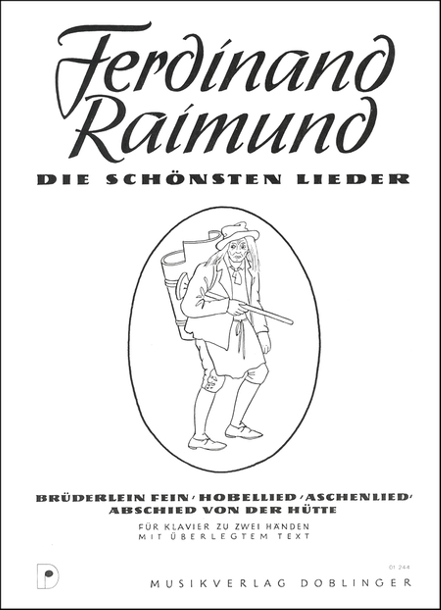 Die schonsten Lieder (Bruderlein fein, Hobellied, Aschenlied, Abschied von der Hutte) Piano Solo scores gallery preview page 1