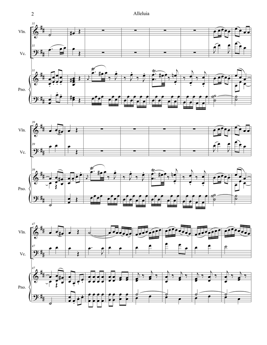 Alleluia (from 