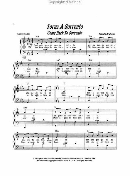 Italian Favorites for Accordion with CD Accordion - Sheet Music
