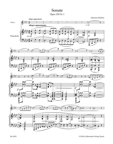 Sonatas in F minor and E-flat major for Violin and Piano (after op. 12)